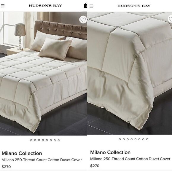 250-Thread Count Cotton Duvet Cover NEW. Queen - Picture 1 of 1